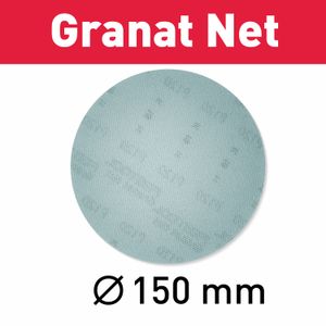 FESTOOL Granat Net Abrasive Mesh Disc 150mm P320 Fine Grit for Random Orbital Sanders 50 Pack