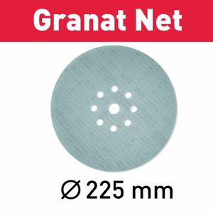FESTOOL Granat Net Abrasive Mesh Disc 225mm P240 Grit for PLANEX Long-Reach Sanders 25 Pack