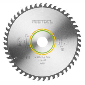 FESTOOL HW 225x2,6x30 W48 WOOD FINE CUT Saw Blade 225mm 48T