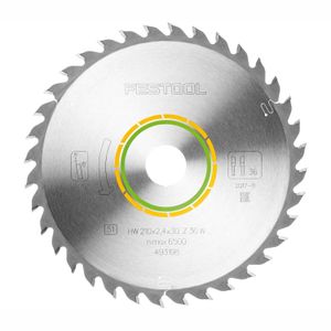 FESTOOL HW 210x2,4x30 W36 WOOD UNIVERSAL 210mm 36-Tooth Saw Blade