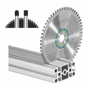 FESTOOL HW 210x2,4x30 TF72 Aluminium/Plastics Circular Saw Blade 210mm x 30mm 72T