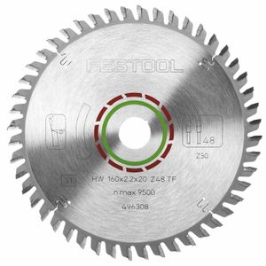 FESTOOL HW 160x2,2x20 TF48 LAMINATE/HPL Saw Blade 160mm 48T