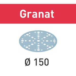 FESTOOL Granat STF D150/48 P500 150mm Sanding Discs 100 Pack