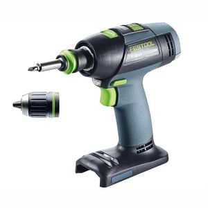 FESTOOL T 18+3-Basic Cordless Drill with ergonomic T-design