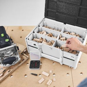FESTOOL DS 4/5/6/8/10 1060 BU Beech DOMINO Assortment Set in Systainer³