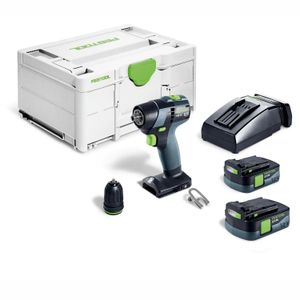 FESTOOL TXS 12 2,5-Plus Cordless Drill with classic T-shape design