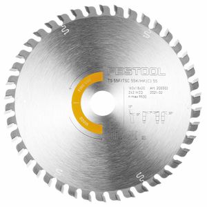 FESTOOL KSB-SORT/3 W 160x1,8 Circular Saw Blade Set 160mm 3 Piece