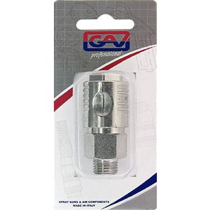 Quick Coupler 1/4'm Packaged Euroline