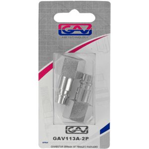 GAV113A-2P Connector German 3/8