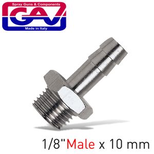 Hose Adaptor With 1/8 Male X 10mm Hose Tail