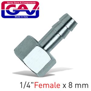 Hose Adaptor 8mm X 1/4'female