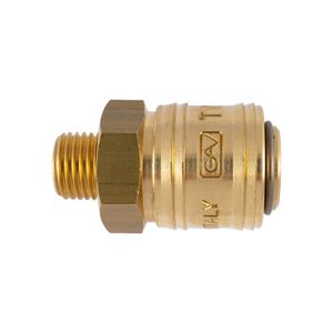 Brass Male Quick Coupler 1/4'm German