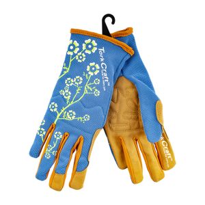 Ladies Slim Fit X-small Garden Gloves Blue