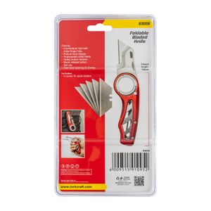 Knife Utility S/steel Blades Foldable With Belt Clip