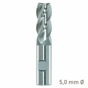 MAYKESTAG HSS-Co8 end mill 5mm short series DIN 844 K