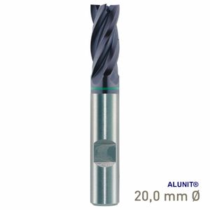 MAYKESTAG HPT ALUNIT HSS SPM end mill 20mm short series DIN 844 B