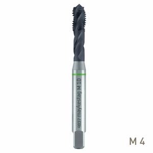 MAYKESTAG HSS-Co5 Machine Tap M4 Spiral Fluted ALUNIT DIN 371/376