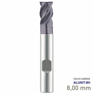 MAYKESTAG ECO Speedcut Solid Carbide Inox End Mill 8mm 4 Flute ALUNIT-S