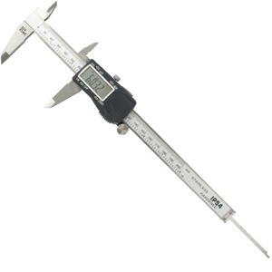 Vernier Digital Frac. 200mm S/steel 0.01mm Acc. Abs Func. Ip54
