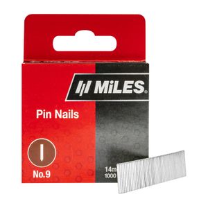 Galv Headless Pin 18g 14mm X 1000pcs MILES No9