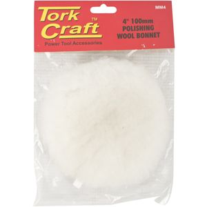 4' 100mm Polishing Bonnet Wool