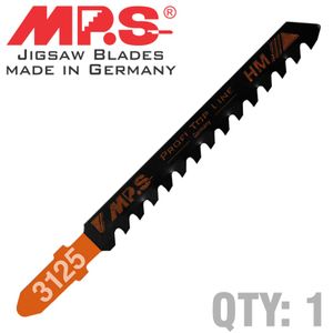 Jigsaw Blade Tungsten Tip T-shank 6tpi 100mm 1/pack T141hm