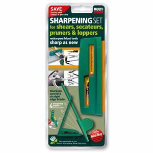 MULTI-SHARP Garden Tool Sharpening Kit 3pc