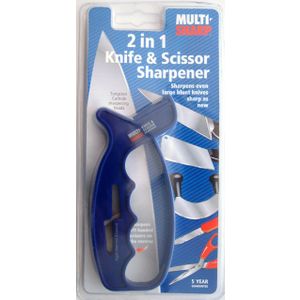 MULTI-SHARP 2-In-1 Knife & Scissor Sharpener