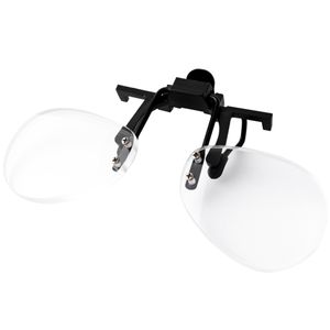 MULTI-SHARP Flip & Focus Clip-On Magnifier 2.5x In Plastic Sleeve