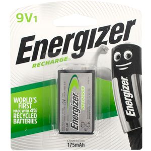 Recharge 9v Battery-1pack (moq6) ENERGIZER