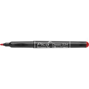 Permanent Pen Red Medium Tip 1mm