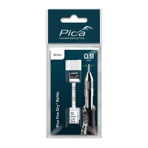 PICA Fine Dry Refill Set White - Blister Version (12)