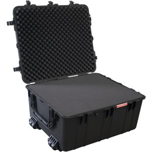 Plastic Case 847 X 722 X 432mm Od Wheels With Foam Black Case Water &