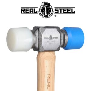 Hammer Mallet Plastic D/head 350g 12oz Hick. Wood Handle