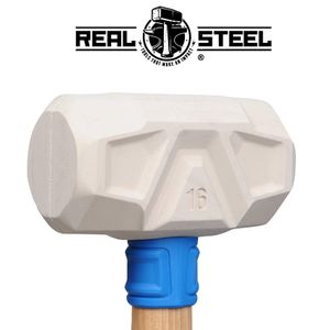 Hammer Mallet White 450g 16oz Hick. Wood Handle