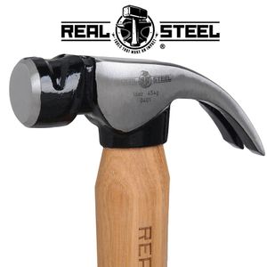 Hammer Claw Curved 450g 16oz Hick. Wood Handle