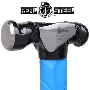 Hammer Ball Pein 700g 24oz Graph. Handle REAL STEEL