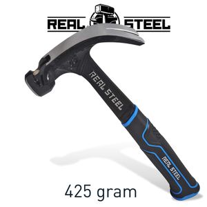 Hammer Claw Curved 425g 15oz All Steel Handle REAL STEEL