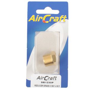 Reducer Brass 3/8x1/4 M/f Conical 1pc Pack