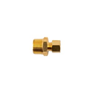Brass Conical Str. 1/4' Tube X 3/8' M