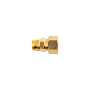 Brass Conical Str. 3/8' Tube X 1/4' M