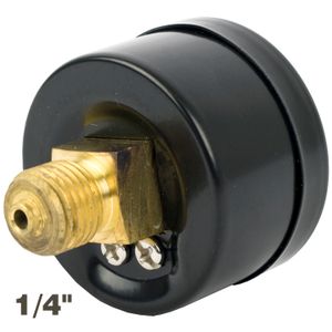 Press. Gauge 40mm 1/4' Rear Fit 0-16bar 0-1600kpa