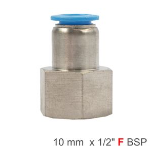 Pu Hose Fitting Straight Stud 10mm-1/2 F
