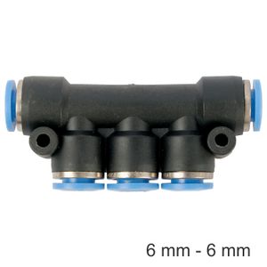 Pu Hose Fitting Manifold 6mm-6mm