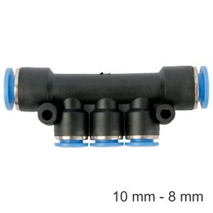 Pu Hose Fitting Manifold 10mm-8mm