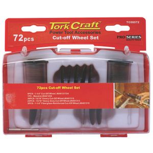 TORK CRAFT Cut-Off Wheel Set 72 Piece Mini