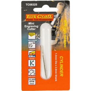TORK CRAFT Mini Diamond Engraving Cutter 1.2mm Cylinder 2.4mm Shank