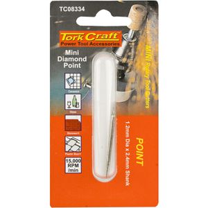 TORK CRAFT Mini Diamond Point 1.2mm Point 2.4mm Shank