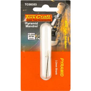 TORK CRAFT Mini Pyramidal Mandrel 3.2mm Shank