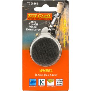 TORK CRAFT Mini Cut-Off Wheel Extra Large 38.1mm X 1.2mm 5pc
